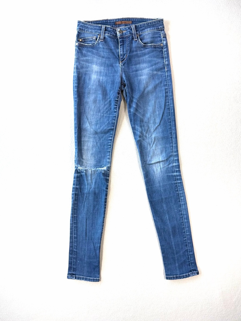 Joe’s Jeans The Skinny Sz 25 Designer Distressed Stretch Skinny Jeans